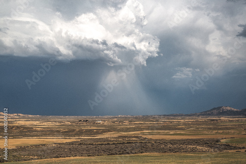 clouds over the mountains (raining far away)