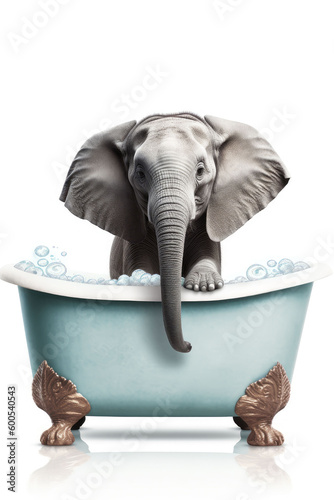 Elephant in a bathtub, Generative AI