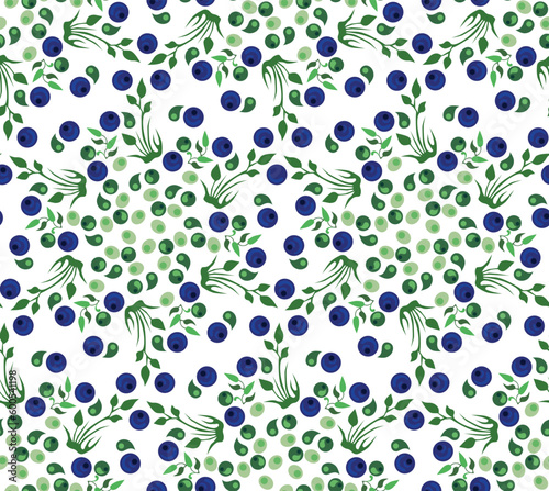 Bolesławiec Polish pottery style round vector pattern