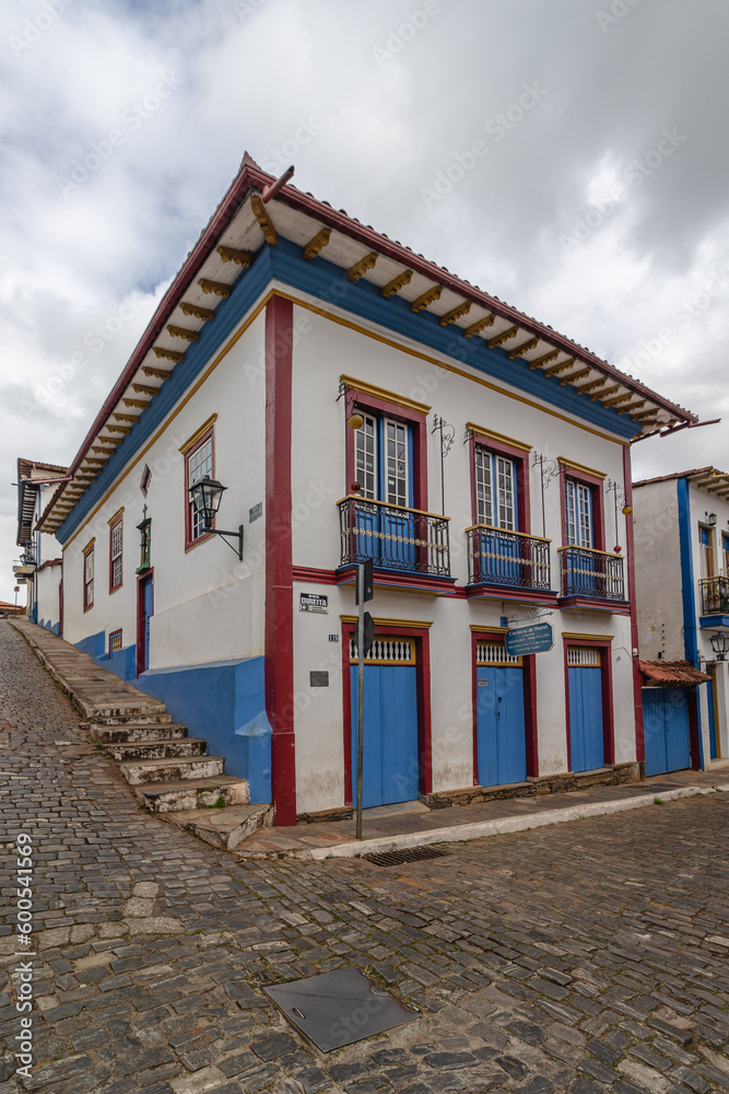 historic center of the city of Mariana, State of Minas Gerais, Brazil