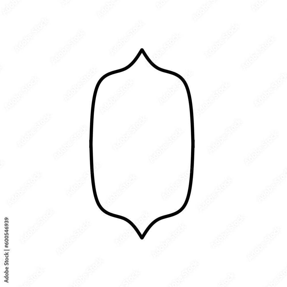 Islamic style border and frame design Islamic style border and frame design