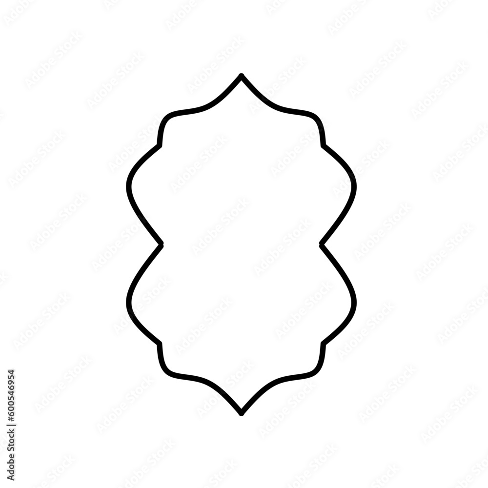 Islamic style border and frame design Islamic style border and frame design