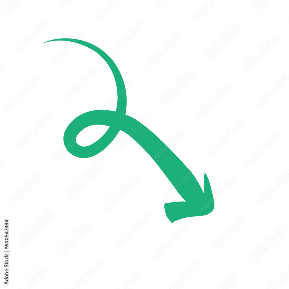 Hand Drawn Doodle Arrow Vector Hand Drawn Doodle Arrow Vector