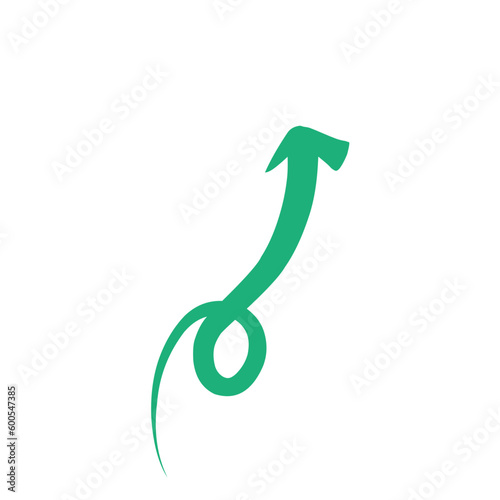 Hand Drawn Doodle Arrow Vector