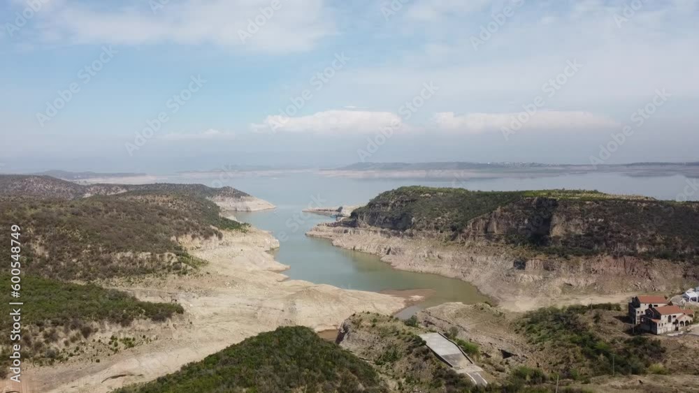 Aerial View of Mangla Dam, Pakistan, Islamabad March 4th, 2023 Aerial View of Mangla Dam, Pakistan, Islamabad March 4th, 2023