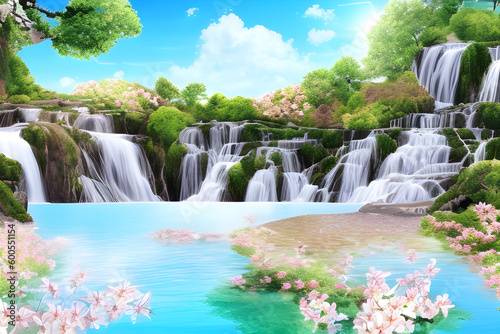 Environmental Beautiful Place by AI Generator