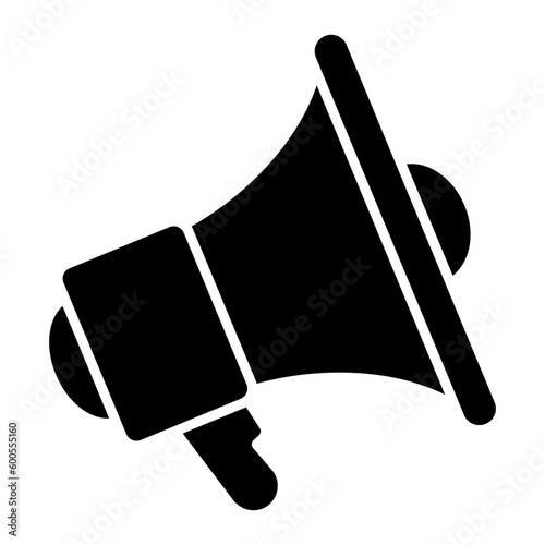 Megaphone Glyph Icon