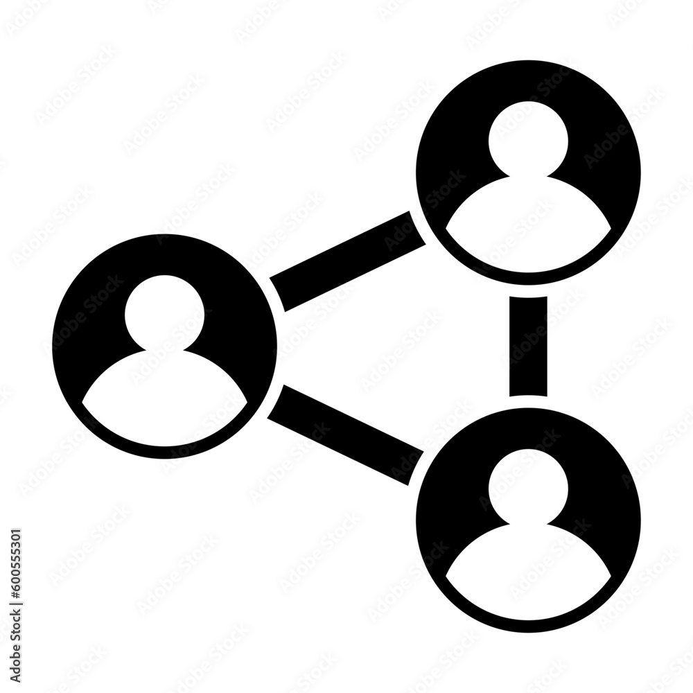 User Sharing Glyph Icon User Sharing Glyph Icon
