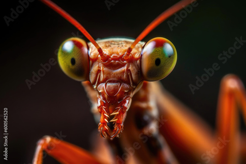 Praying mantis. Generative AI © Andrii 
