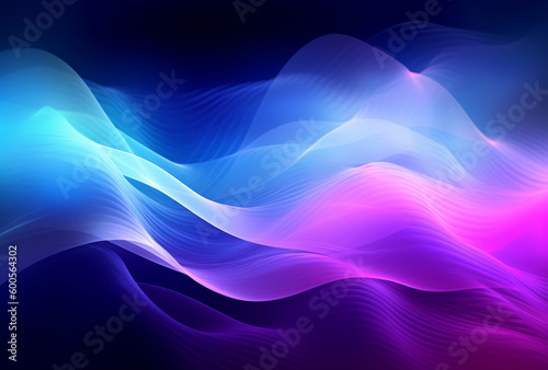 Abstract Business Soft Blue and Purple Wave gradient Brochure Flyer Background for stock photo