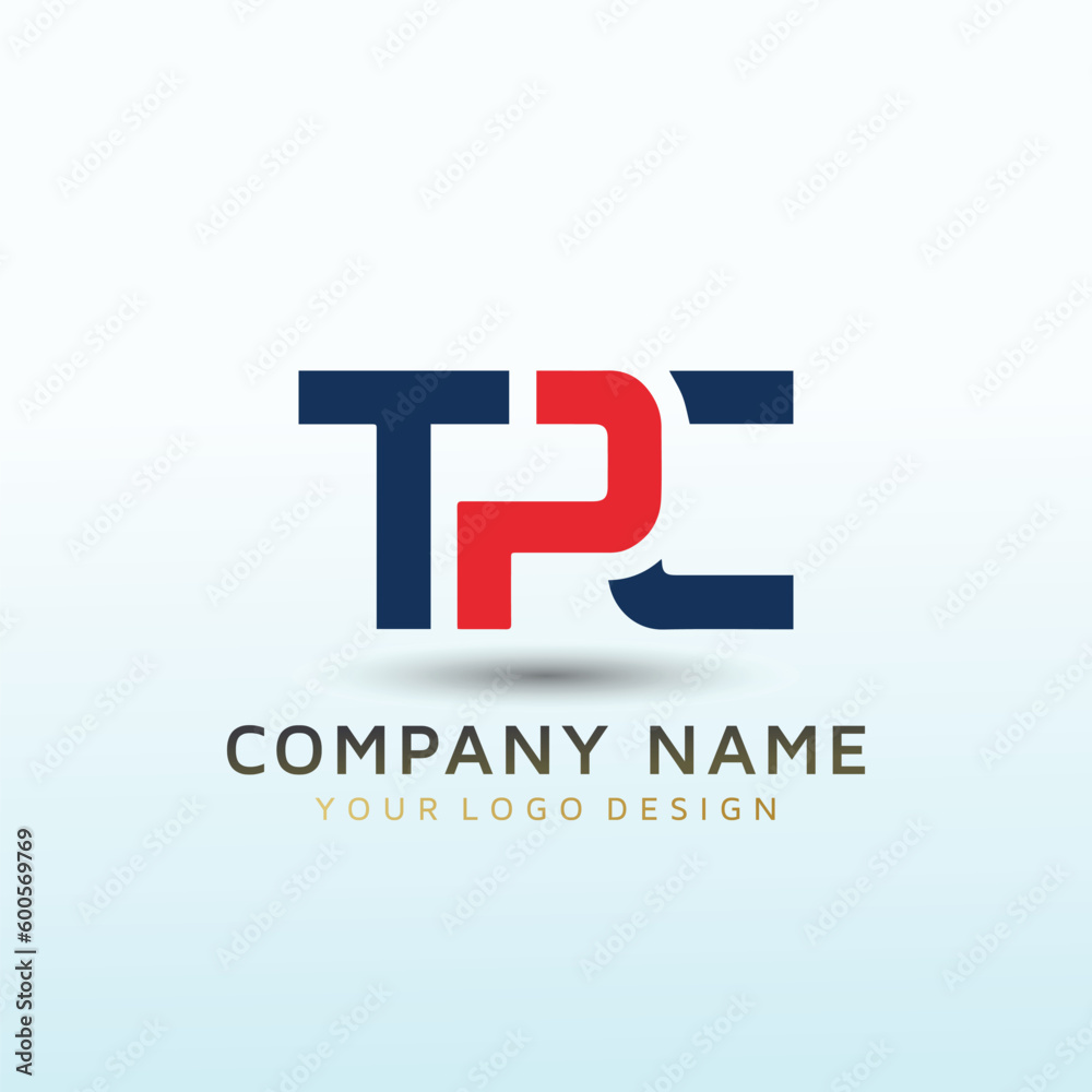 Fototapeta premium Civil Construction business needs a logo letter TPC