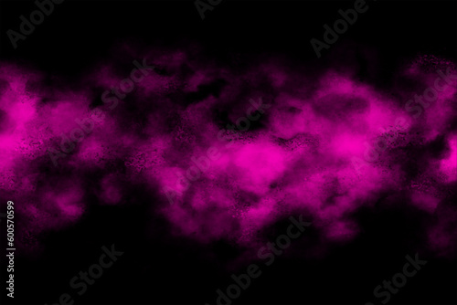 Powder purple neon horizontal