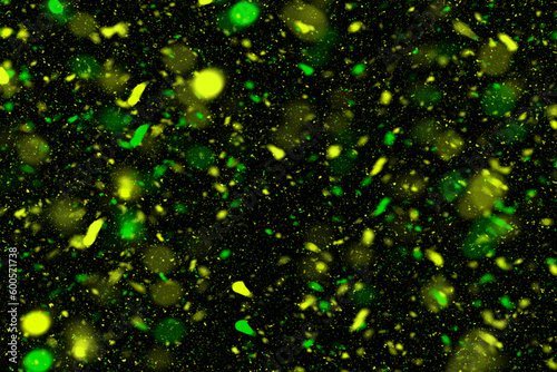 Multicolor snow abstract