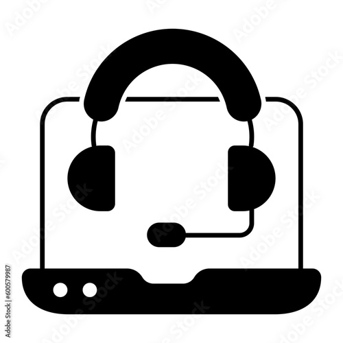 helpline Glyph Icon