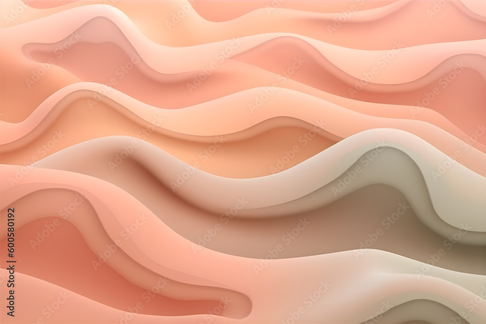 Fototapeta premium abstract background with waves. Generative AI. 