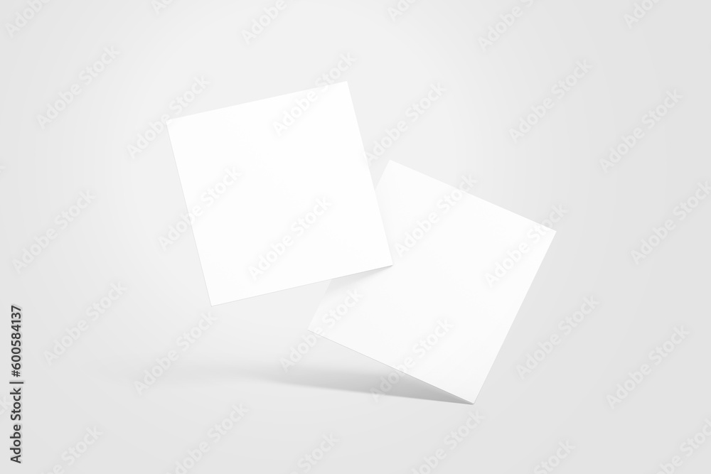 Blank white mock up template for business card, invitation car, greeting card, flyer and brochure, stack of papers on white background, 3D illustration, 3D rendering. Blank white mock up template for business card, invitation car, greeting card, flyer and brochure, stack of papers on white background, 3D illustration, 3D rendering.