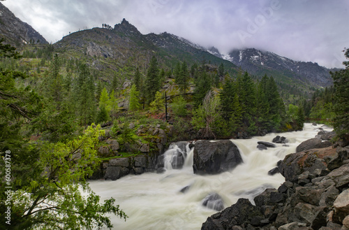 mountain river in the mountains