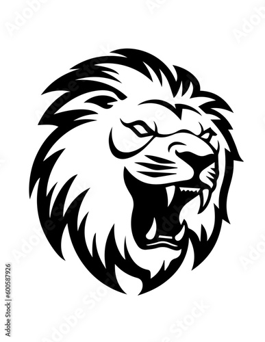 Lion head Head Vector Logo Fitness Sports Icon Tattoo SVG