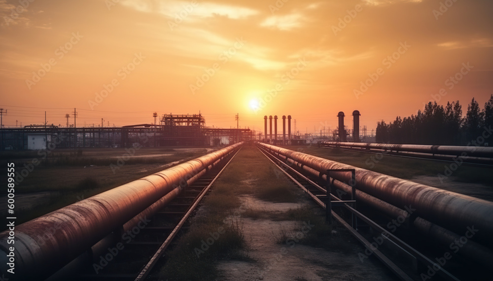 Pipeline and pipe rack petroleum