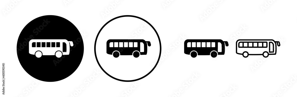 Bus icon vector. bus vector icon Bus icon vector. bus vector icon