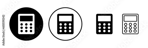 Calculator icon vector. math icon. finances sign