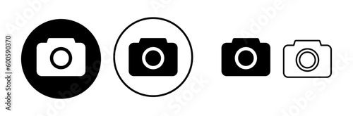 Camera Icon in trendy flat style isolated. Camera symbol web site design