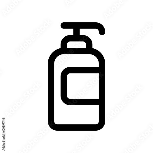 Editable shower gel vector icon. Cosmetics, makeup, skincare, beauty. Part of a big icon set family. Perfect for web and app interfaces, presentations, infographics, etc