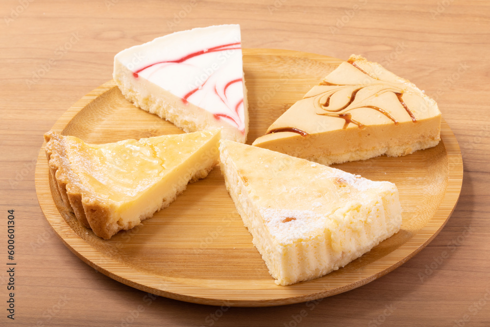 4種のチーズケーキ