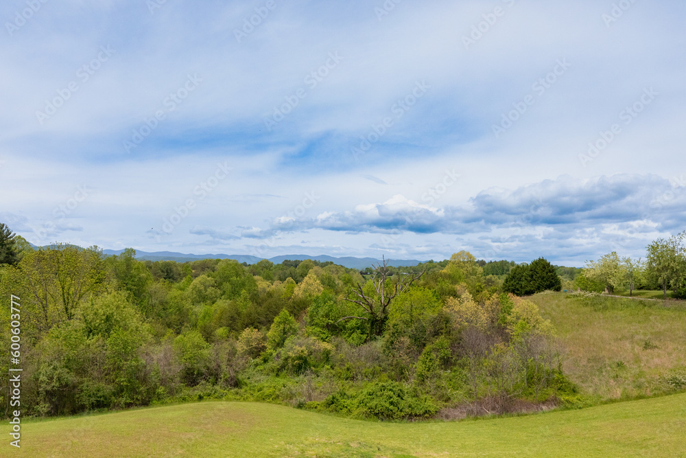 drone mountain views