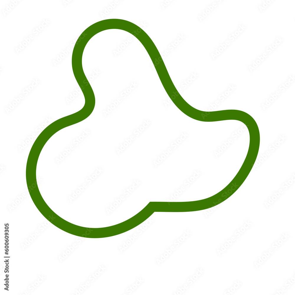 Green Abstract Shapes Outline Green Abstract Shapes Outline