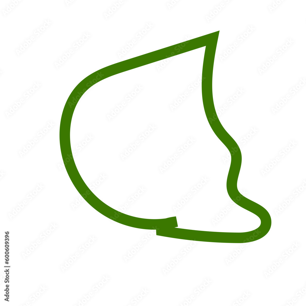 Green Abstract Shapes Outline Green Abstract Shapes Outline