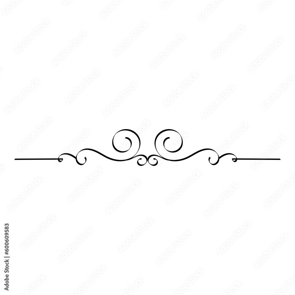 elegant luxury line ornament decoration