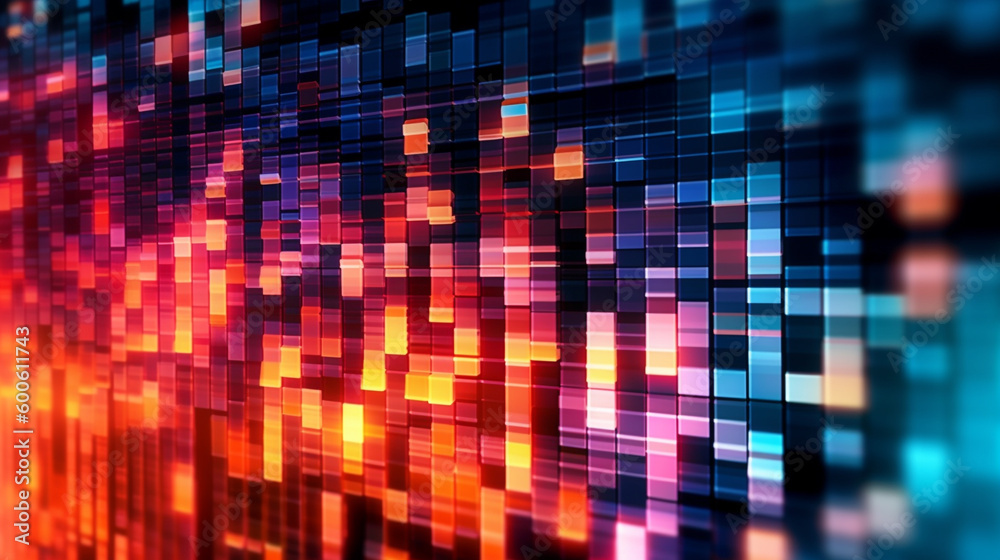 Generative AI, a glitch effect for a digital and edgy website design Generative AI, a glitch effect for a digital and edgy website design