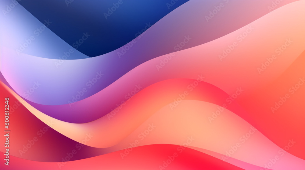 Generative AI, a gradient effect for a modern and sleek website design Generative AI, a gradient effect for a modern and sleek website design
