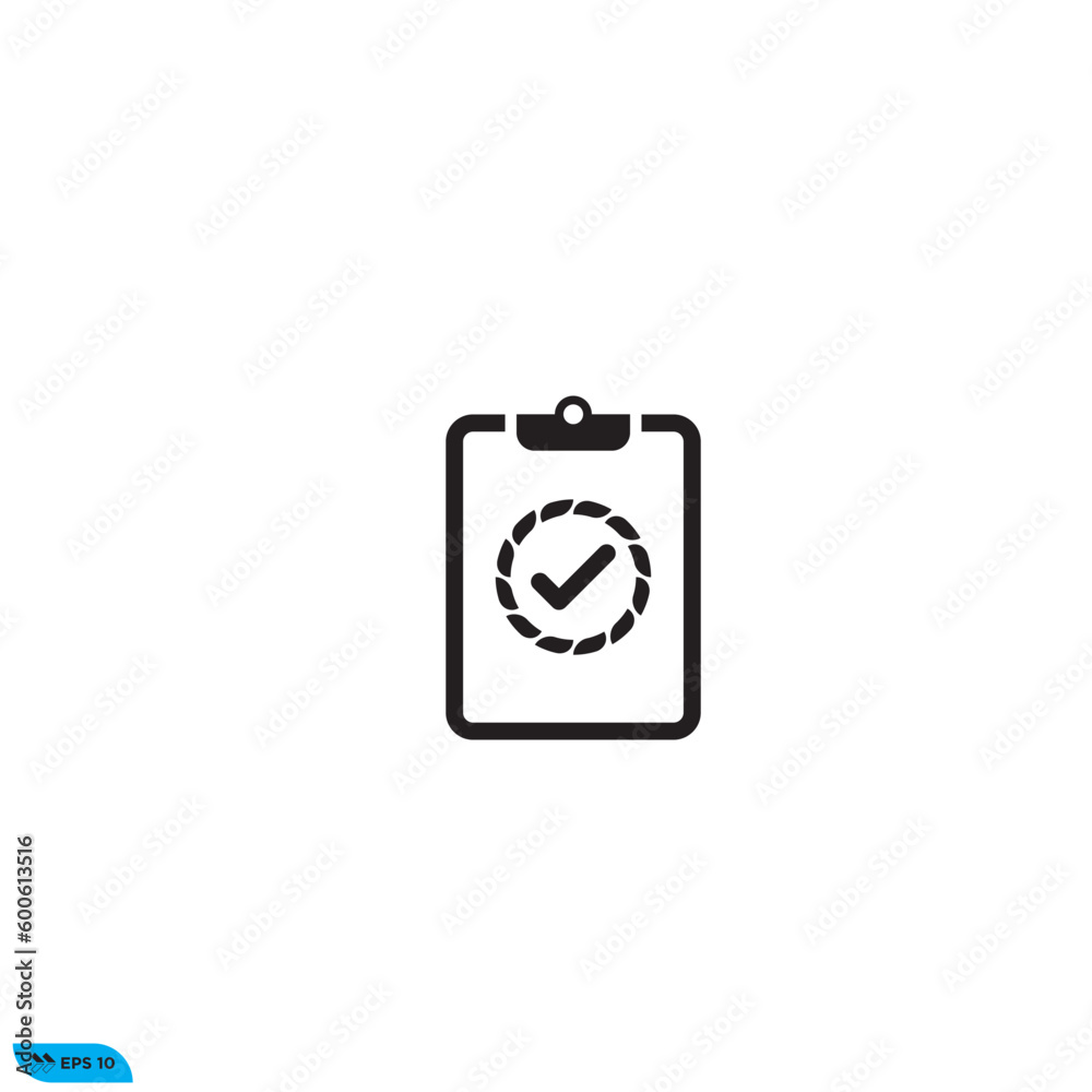 Icon vector graphic of Checkmark list