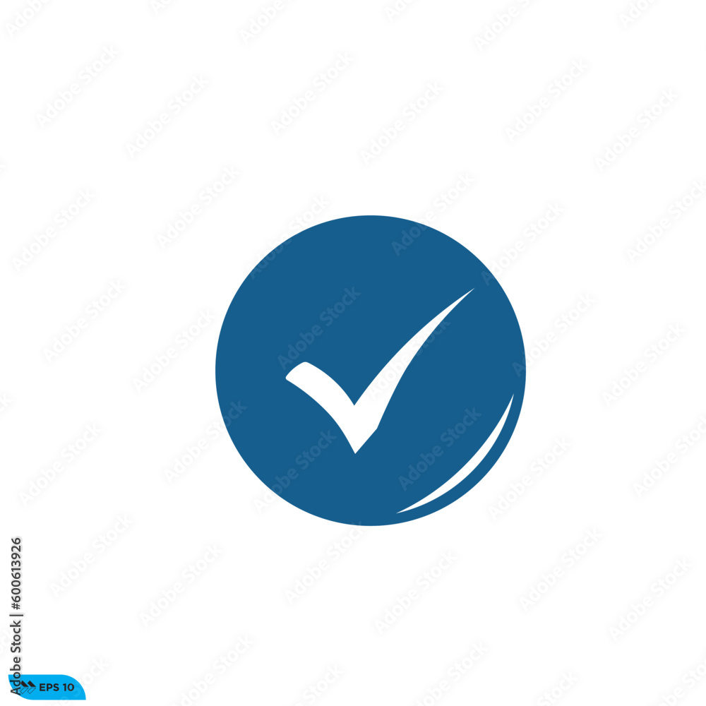 Icon vector graphic of Check mark solid Icon vector graphic of Check mark solid