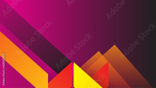 Wallpaper Mural Abstract background with geometric design Torontodigital.ca