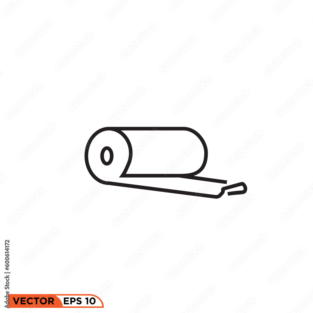 Icon vector graphic of tissue line style Icon vector graphic of tissue line style