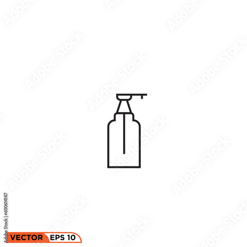 Icon vector graphic of bottle soap