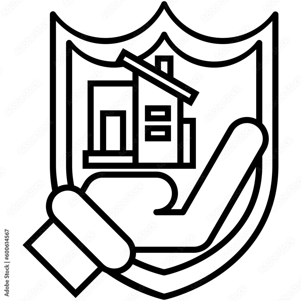 Broker Icon. Estate Agent Investment Symbol. Line Icon Style. Vector Stock Broker Icon. Estate Agent Investment Symbol. Line Icon Style. Vector Stock