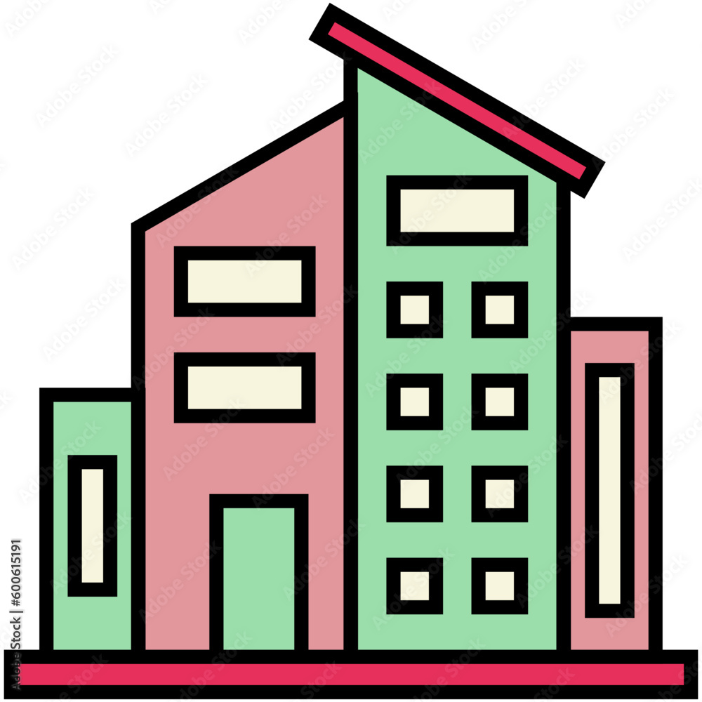 Search Icon. Estate Find Optimization Symbol. Line Filled Icon Style. Vector Stock Search Icon. Estate Find Optimization Symbol. Line Filled Icon Style. Vector Stock