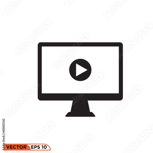 Icon vector graphic of Monitor