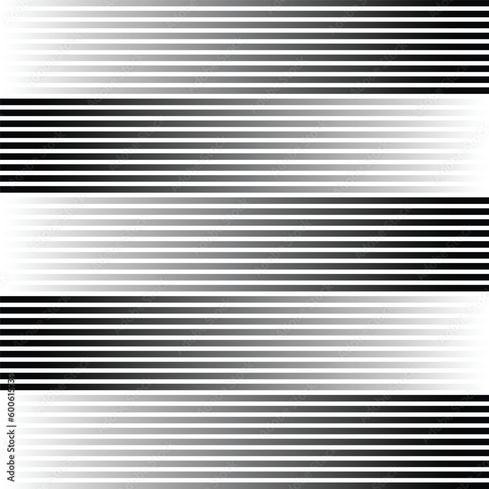 abstract seamless black and white gradient horizontal line pattern art. abstract seamless black and white gradient horizontal line pattern art.