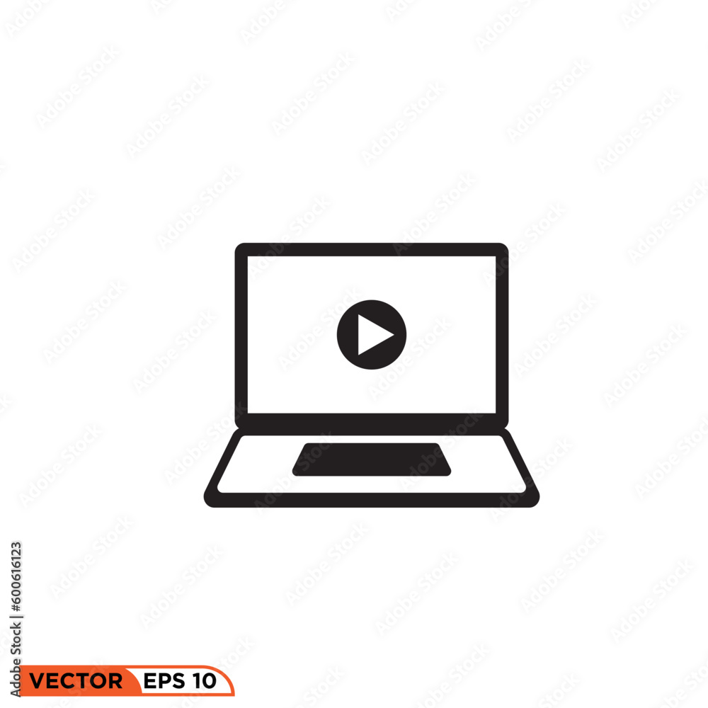 Icon vector graphic of Laptop Icon vector graphic of Laptop
