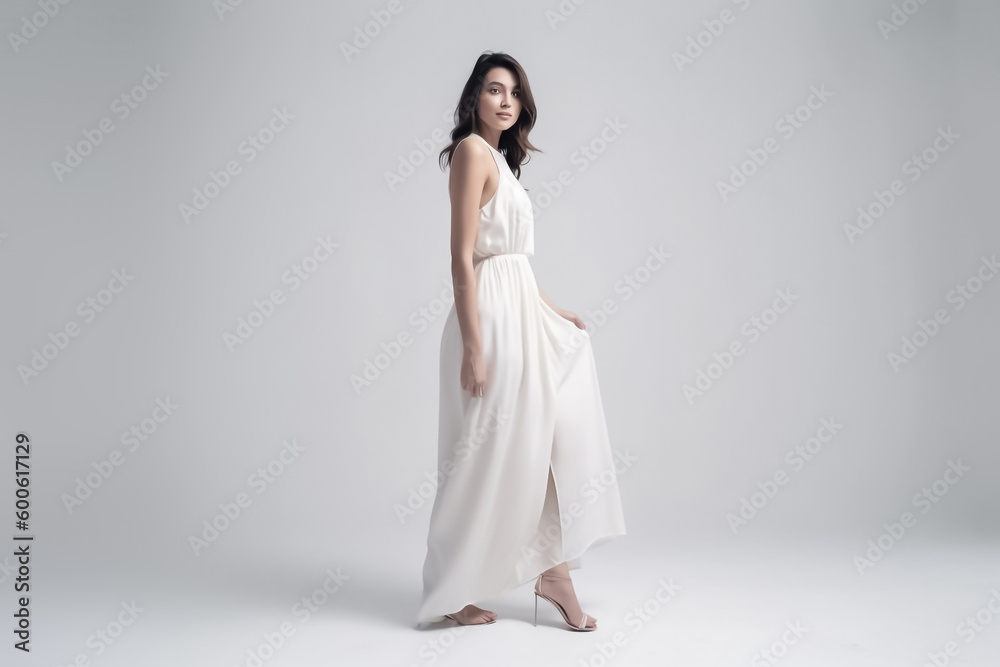A stunning European American girl with flowing blond hair, smiling directly at the camera in bright studio lighting against a white background. A stunning European American girl with flowing blond hair, smiling directly at the camera in bright studio lighting against a white background.