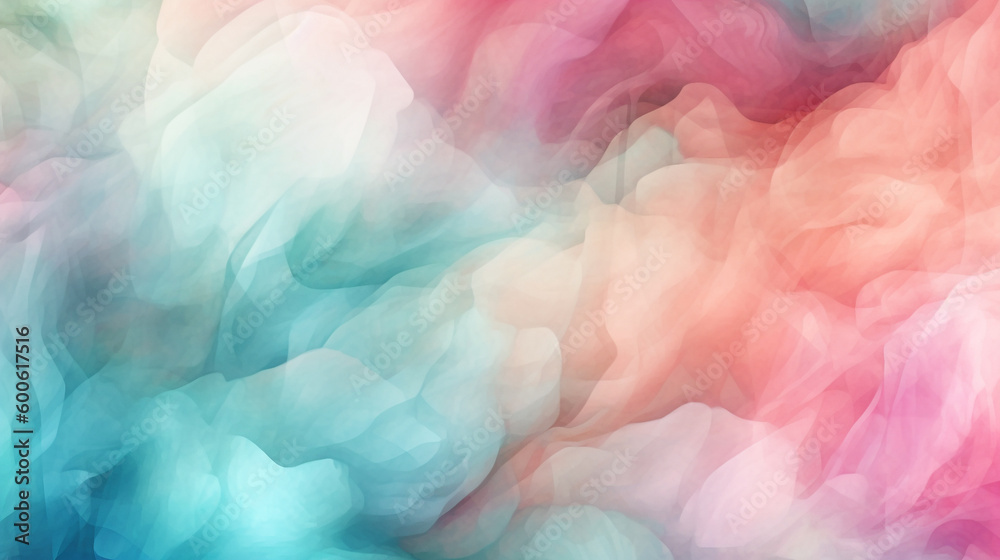 Generative AI, a watercolor effect for a soft and dreamy website design