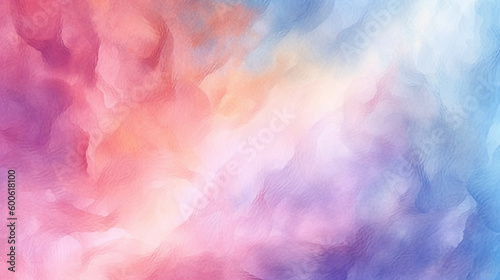 Generative AI, a watercolor effect for a soft and dreamy website design