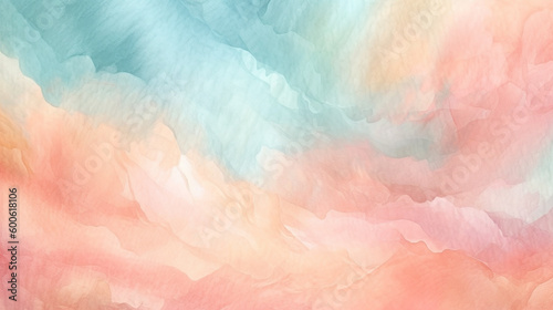 Generative AI, a watercolor effect for a soft and dreamy website design