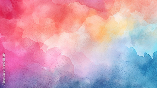 Generative AI, a watercolor effect for a soft and dreamy website design