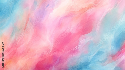 Generative AI, a watercolor effect for a soft and dreamy website design
